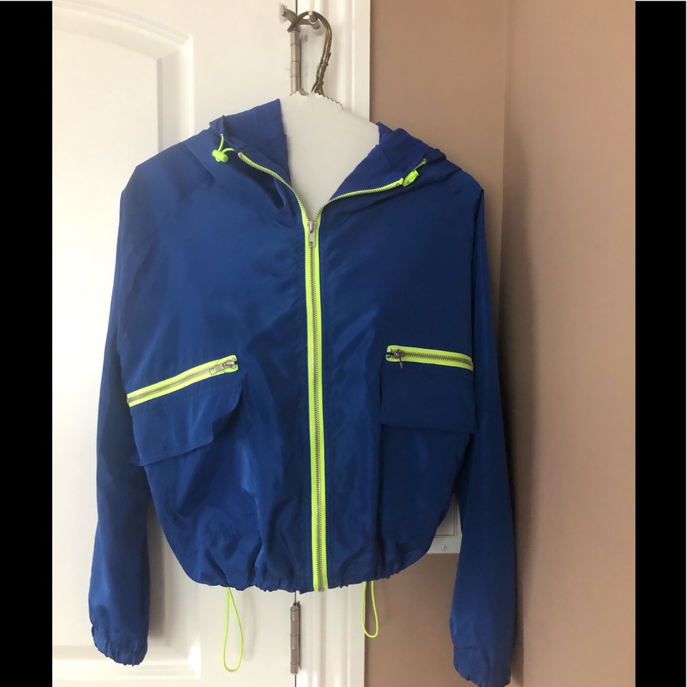 Belle Vere Oversized Waist Length Hooded Windbreaker